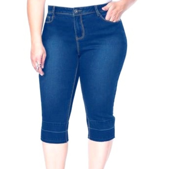 plus jean capris